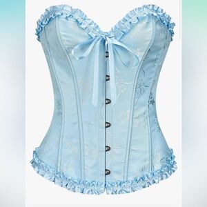 NWT Light blue corset size S